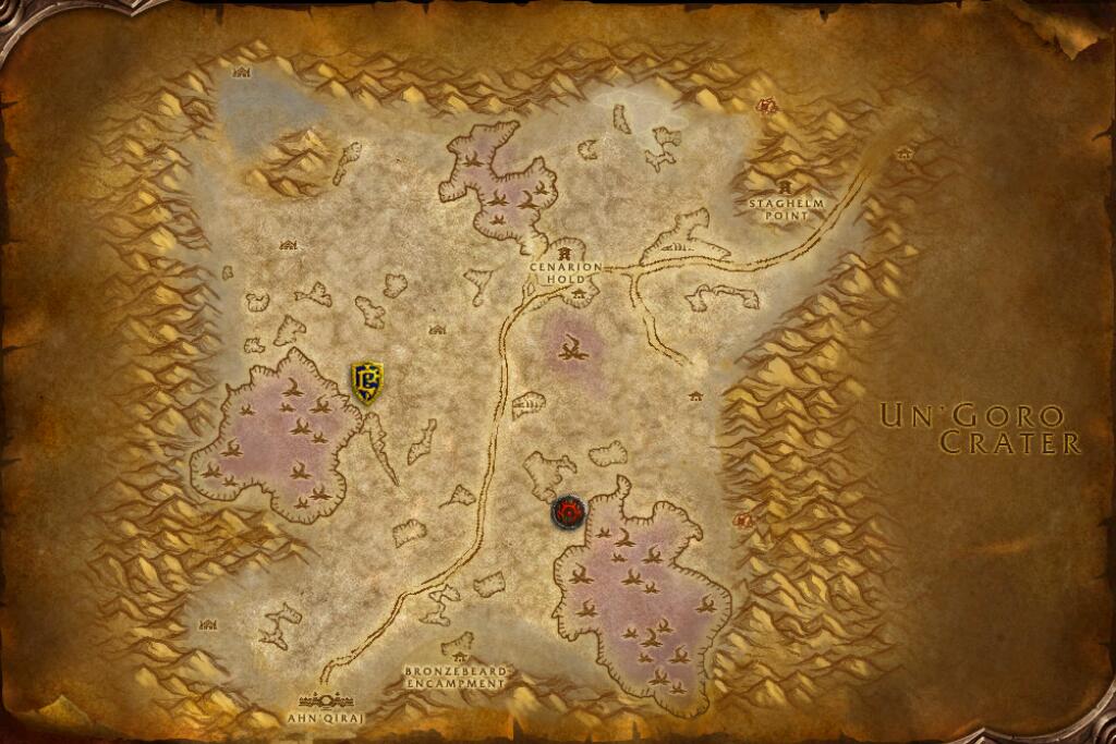 Map of Silithus