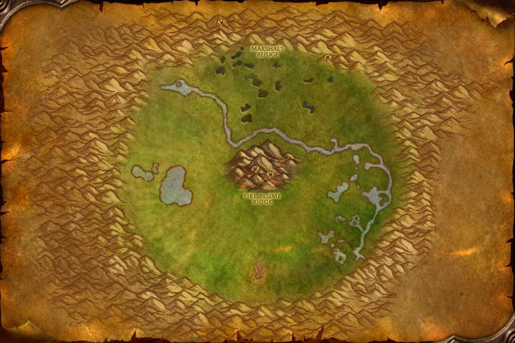 Map of Un'Goro Crater